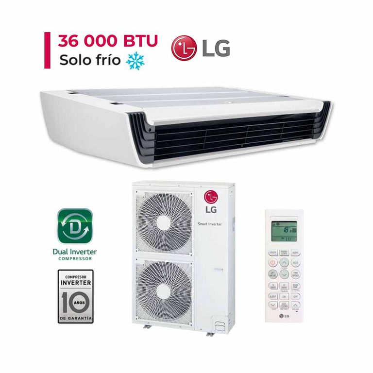 Aire Acondicionado Techo 36000 Btu Dual Inverter Frío Solo