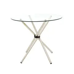 OFIDEAS - Mesa de Comedor Nodos 90 Cm Vidrio