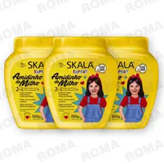 SKALA - PACK 3 CREMA TRATAMIENTO CAPILAR AMIDINHO DE MILHO KIDS