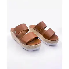 TOFY - Sandalia Planta Mujer Camel