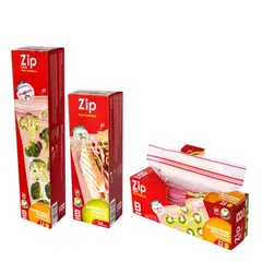 BASA - Set de 3 Paquetes de Bolsas Herméticas para Alimentos de la Lonchera -