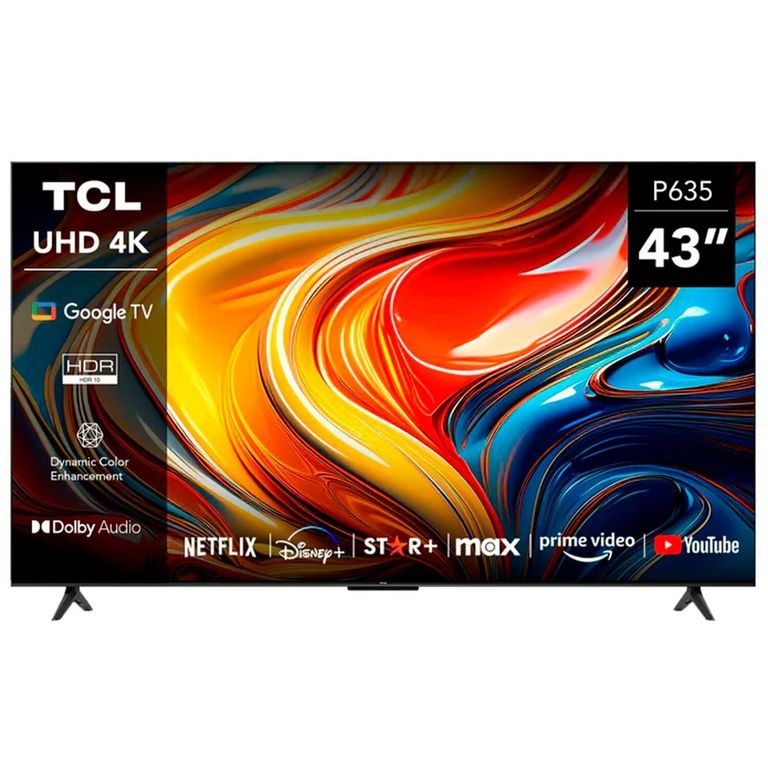 TELEVISOR 43 4K HDR Smart TV Google TV 43P635