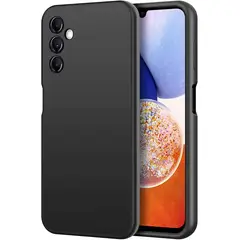 GENERICO - Case Protector para Samsung A14 Silicona Negro