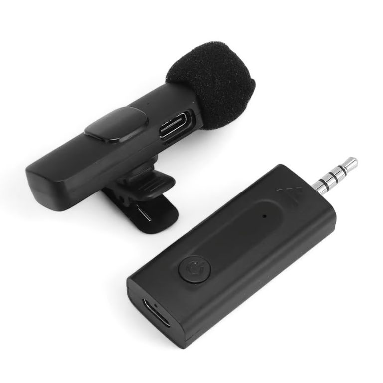 Micrófono Inalámbrico Solapero K35 Plug And Play hasta 20m