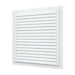 ERA - Rejilla de Ventilación 15x30cm Acero Galvanizado Polimero Blanco