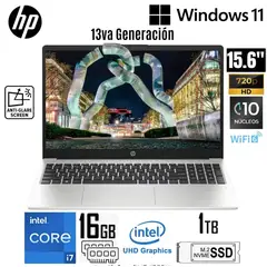 HP - LAPTOP 250 G10 INTEL CORE I7-1355U 15.6" HD 16GB 1TB