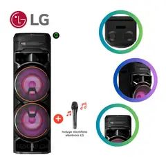 LG - Equipo de sonido XBOOM RNC9 con Micrófono Inalámbrico