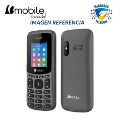 BMOBILE - Teléfono Movil K391 2G Dual SIM Radio FM - Color Gris