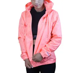 GENERICO - CORTAVIENTO DEPORTIVO IMPERMEABLE COLOR ENTERO