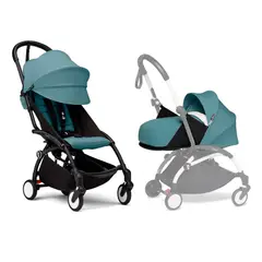STOKKE - COCHE YOYO³ COMPLETO CHASIS NEGRO NEWBORN