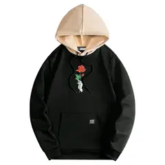 YANSUS - Polera Hombre Negro Rosa