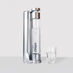 EDEN - Máquina Gasificadora portátil de agua y bebidas CHISPA Plateado