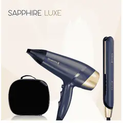 REMINGTON - Combo SAPPHIRE LUXE Alisador y Secador Modelo DS-5805GP