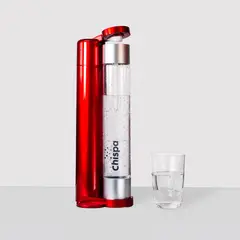 EDEN - Máquina Gasificadora portátil de agua y bebidas CHISPA Rojo