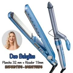 BABYLISS PRO - Combo Babyliss Plancha Pro Nano Titanium 32mm + Rizador Pro Nano Titanium 19mm