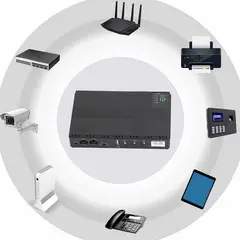 SANC - Mini Ups Bateria Portatil Router 9V 12V Camaras POE Carga USB 18W