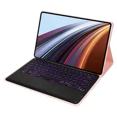 Tablet GT Pro 16+512GB 12.3" WIFI - Azul con Rosado luminsos teclado