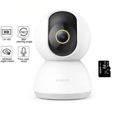 XIAOMI - Mijia Mi Smart Camera PTZ Versión 2K WiFi 360° + SD 64GB
