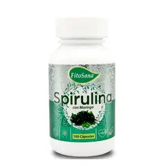 FITOSANA - SPIRULINA CON MORINGA - FRASCO 100U