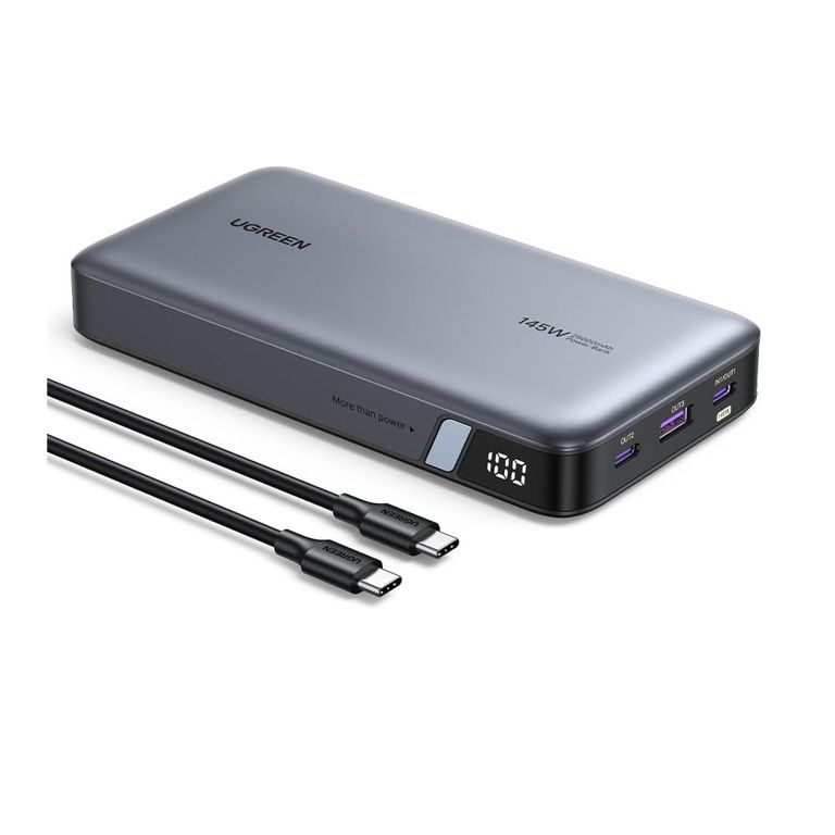 Power Bank Cargador portátil para portátil de 25,000 mAh 145 W