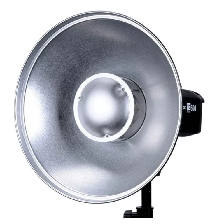 Beauty Dish BDR-S550 de 55 cm con Luz Suave y Contraste Natural