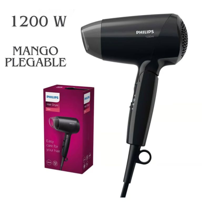 Secador de Cabello BHC010 1200 W Mango Plegable
