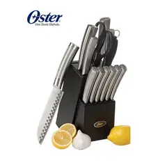 OSTER - Juego De Cuchillos Wellisford 14 Piezas Acero Inoxidable