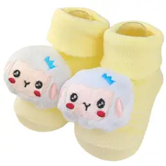 GENERICO - Medias Sonajeras - Oveja 2 - Amarillo