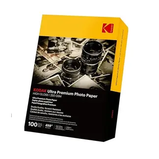 KODAK - Papel Fotográfico Ultra Premium 250Gsm High Gloss 4R x100