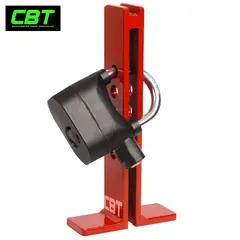 UNIVERSAL - Seguro bloque traba pedal volante timón antirrobo vehicular