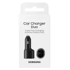 SAMSUNG - Cargador de Auto 25W+15W Dual Fast Charge Original