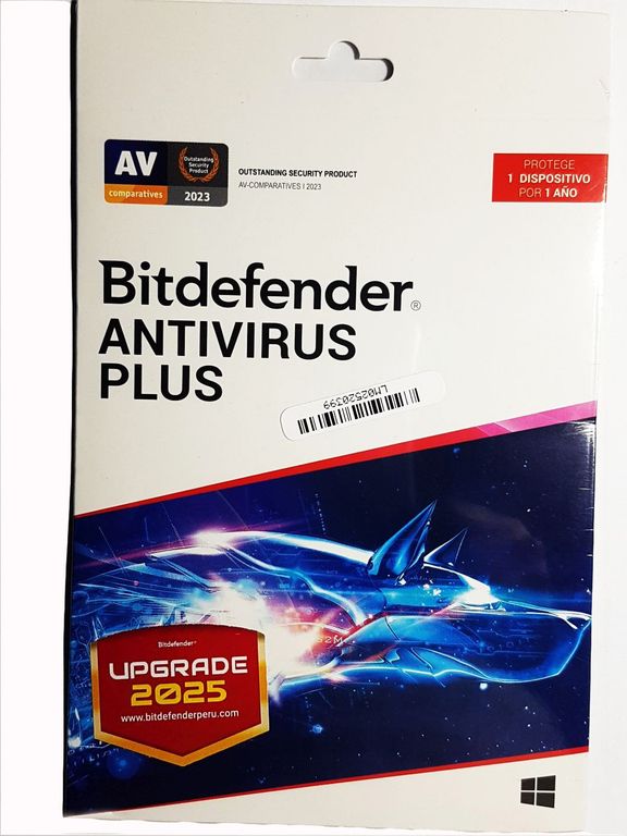 Antivirus Plus Versión 2025 - Para PC - Licencia por 1 año