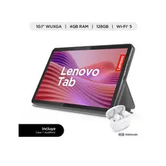 LENOVO - Tablet M10 4gb+128gb Con Case + E310 Earbuds