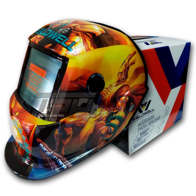 Máscara Fotosensible WELDWELL 2 Sensores Mod Inti