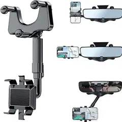 GENERICO - Porta Celular Giratorio Sobre Espejo