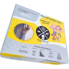 GENERICO - Malla de Seguridad Para bebe y Niños (KIT) 2.00x3.00 MT