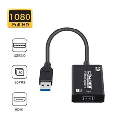 SEISA - Capturadora De Vídeo Hdmi Usb 3.0 Full Hd 1080 Streaming HU-04