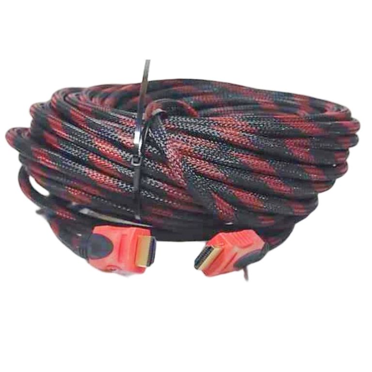 Cable Hdmi a Hdmi Macho Macho Mallado Premium Full HD De 10 metros