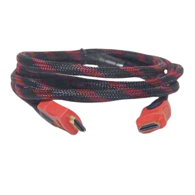 Cable Hdmi a Hdmi Macho Macho Mallado Premium Full HD De 5 metros