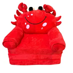 GENERICO - SOFA ESTIRABLE CANGREJITO ROJO PARA NIÑOS