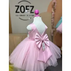GENERICO - Vestido de Promocion para niñas de Fiesta de tul Rosado
