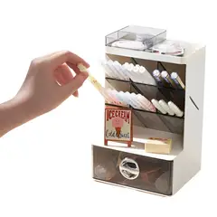 ELMEJORPRECIO - Organizador Multiuso con Cajón y Divisiones Sofía Gris