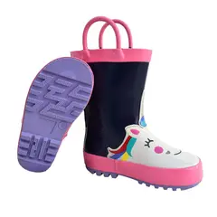 GENERICO - BOTAS DE LLUVIA GLITTER UNICORNIO 2