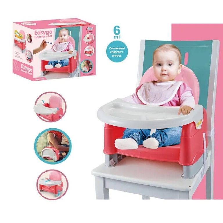 Mesa de Comer Portatil Plegable Rosado