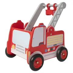 GULI GULI - ANDADOR DE BOMBEROS DE MADERA PARA NIÑOS