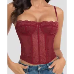 GENERICO - Corset Urban Encaje Top