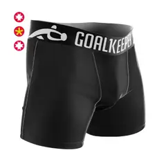 GENERICO - Malla short licra pantaloneta hombre negro