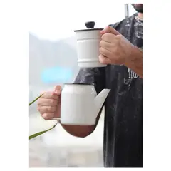 RECORD - CAFETERA GOTA A GOTA ACERO VITRIFICADO 2 PZ N10