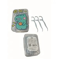 GENERICO - HILO DENTAL PARA NIÑOS VERDE 50 PIEZAS-GENERICO