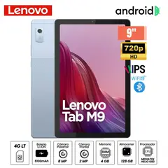 LENOVO - Tablet Tab M9 LTE 9"Pulg. 4GB RAM 128GB SSD HD TB310XU + Folio Case